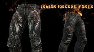 Indian Rocker Pants (3D Model Assets for sale)  Try them for free