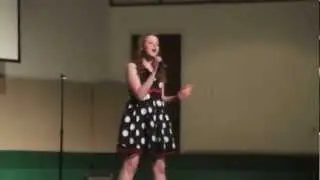 Rachel Walker singing Orange Colored Sky