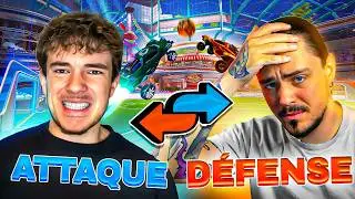 Gagner SEULEMENT en ATTAQUE/DEFENSE sur Rocket League ! (Ft. Kaokor)