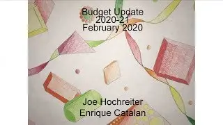 Multi Year Budget Forecast BOE 02-12-2020