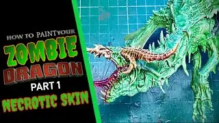 How To Paint Your ZOMBIE DRAGON Using ONLY 4 COLOURS