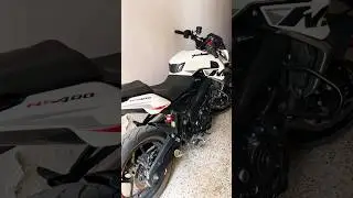 Pulsar NS400z Full system bend pipe ✅ #ns400 #fullsystem #bendpipe #shorts #ytshorts