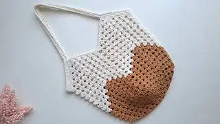 Crochet Bag Tutorial | Step by Step Crochet Granny Square Bag | Toh Handmade 💖