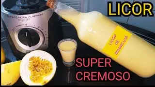 COMO FAZER LICOR DE MARACUJÁ / Faça e venda receita fácil