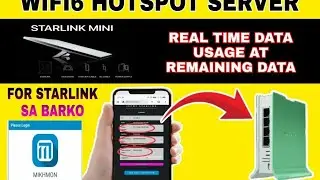 WIFI HOTSPOT VOUCHER SERVER FOR STARLINK /PER GB DATA ALLOCATIONS /REALTIME REMAINING DATA USAGE