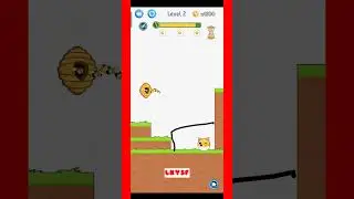 LEVEL 2 | LET'S SAVE THE DOG FROM THE BEE ATTACK #short #shortsvideo #shorts
