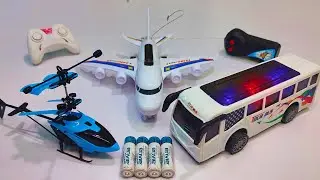 Radio Control Airplane A380 & 3D Lights Rc Bus | Radio Control Helicopter | Rc Airbus A380 | Rc Bus