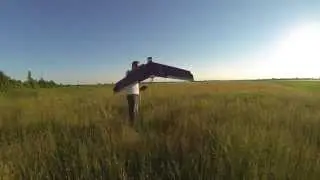 How to launch a flying wing