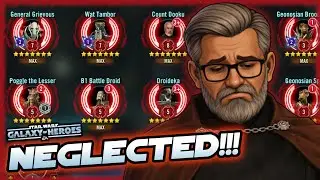 В игре Star Wars Galaxy of Heroes сепаратисты слишком долго оставались без внимания!!!