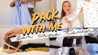 PACK WITH ME VLOG: Packing and Styling Outfits, Trip to Cape Town & First Flight since the Pandemic