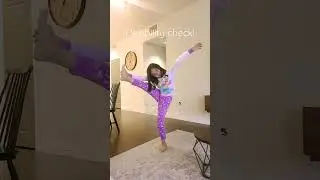 Flexibility Check! #cheerleader #gymnast #flexibility #flexibilitychallenge #fun