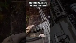 CUSTOM M4 Assault Rifle - No AMMO ANIMATION - Call of Duty Modern Warfare 2 - 1080p - ASMR