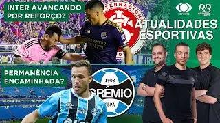 INTER AVANÇANDO POR REFORÇO? | GRÊMIO BUSCANDO RENOVAÇÃO DO MEIA | Atualidades Esportivas (08/01/26)
