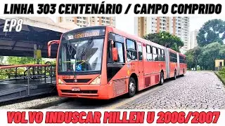 Curitiba PR - BRT Expresso - Linha 303 Terminal Centenário x Terminal Campo Comprido Ep8