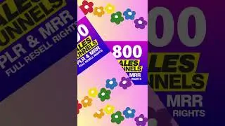 800 PREMIUM Sales Funnels, Video Courses & Sales Pages