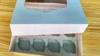 Cupcakes Box Tutorial Part 1 / How to make cupcakes box