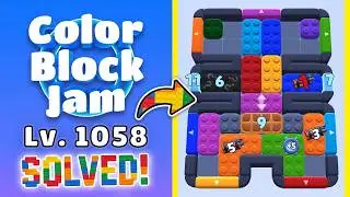 Color Block Jam Level 1057 (1058) | Every Puzzle Solved! 🎯