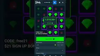 Stake mines hit 1000x (Stake Original) #gambling  #crypto  #slots