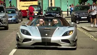 Supercars in London | Koenigsegg Super Vettura ONE:1, Svj, Revuelto June 2025