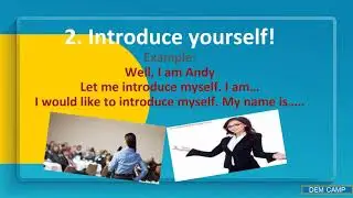 Simple steps to make Good English Business presentation
