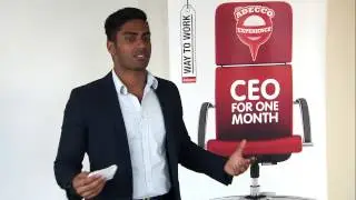 Adharsh at the Adecco 'CEO for one Month' Bootcamp