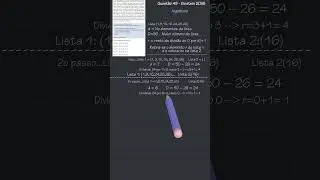 EINSTEIN 2026 Questão 49 – Algoritmos e Estruturas de Dados | Lista Embaralhada