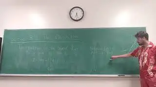 MATH 215: 3/23 Lecture: The Equation of the Tangent Line to a Function at a point.