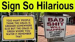 Signs So Hilarious They Broke the Internet &ndash; People Can&rsquo;t Stop Sharing! || Happy Panda