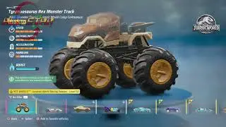 Hot Wheels Unleashed: 2021 JW Motors Tyrannosaurus Rex Monster Truck M.T. Jurassic World C.C. Pack