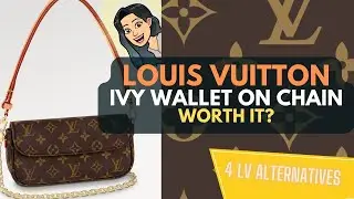 LOUIS VUITTON IVY WALLET ON CHAIN Handbag Review - WORTH IT? 🥰 💓- Given CRAZY LV PRICE INCREASES*