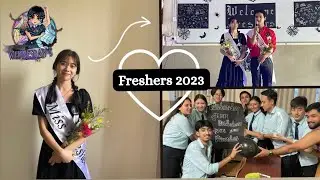 Freshers 2023❤️‍🔥Theme-Wednesday,Salesian college silliguri❣️Political science department