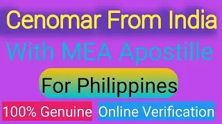 How to Get Cenomar India | Single Status kaise Banta Hai
