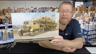 MBK packt aus #1108 - 1:72 Scammell Tank Transporter w/Tank Trailer & Crusader Tank (IBG 72106)