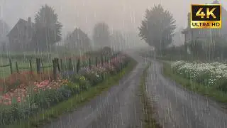 Peaceful Rain Sounds for Quiet Nights and Stress Relief | Gentle Rain Ambience for Sleep