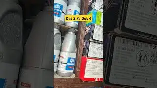 Brake Oil Dot 3 Vs Dot 4 Different #shorts #youtubeshorts #automobile #car #dot3  #dot4