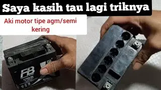 Cara mudah servis aki motor