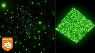 Blender Particle Shower Effect Tutorial | Beginner-Friendly | Blender 4.5 (UPDATED)