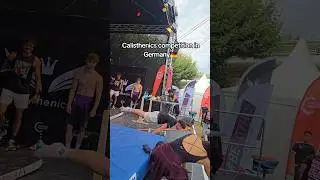 Calisthenics statics torunament in Frankfurt - Germany #calisthenics #motivation #bodyweight #fyp