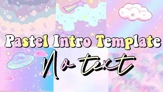 Pastel moving background Intro template no text