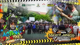 Battle Action Painting Samurai Paint & Ma&rsquo;arif Jateng Otocontest 2025 digelar di SMK Syafi'i Akrom