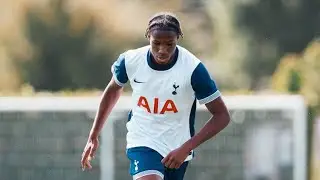 Junai Byfield (16 yrs old-CB) Skills & Highlights 24-25 | Tottenham Hotspur