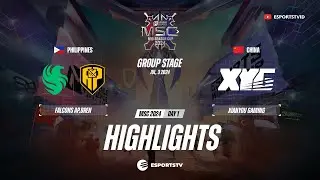 Falcons AP.Bren vs Xianyou Gaming HIGHLIGHTS MSC 2024 | XYG VS FCAP ESPORTSTV