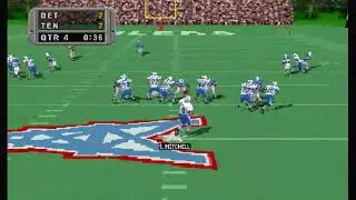 Madden NFL 99 lions vs oilers (CPU vs CPU)