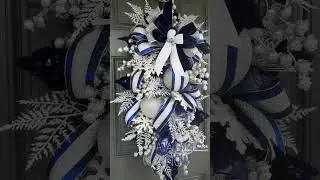 XL Winter Swag Wreath #wreath #winter #swag #decoration #christmaswreath #christmasdecor #xmas