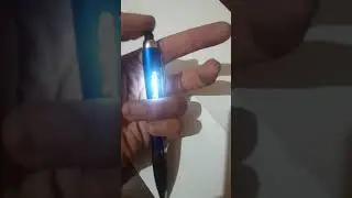 Metal Engraving Ball Pen With LED- Print Customized Logo Or Name