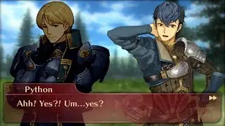 Fire Emblem Echoes: Shadows of Valentia - Clive & Python Support Conversations