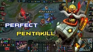 VIT Nukeduck (Corki) Perfect Pentakill | EU LCS 2017 Week 6 VIT vs NIP highlights