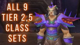 All 9 Tier 2,5 Class sets - Transmog