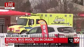 School bus involved in crash