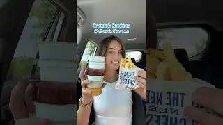 Trying and Ranking Culver&rsquo;s Sauces 💙#culvers #culversrestaurant #culversmukbang #culverstime